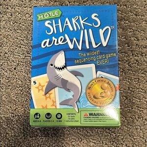 Sharks Are Wild Card Game - Blue